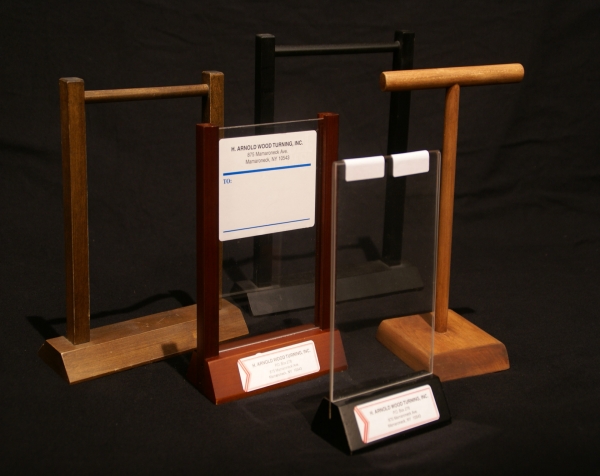 Custom wood display cases